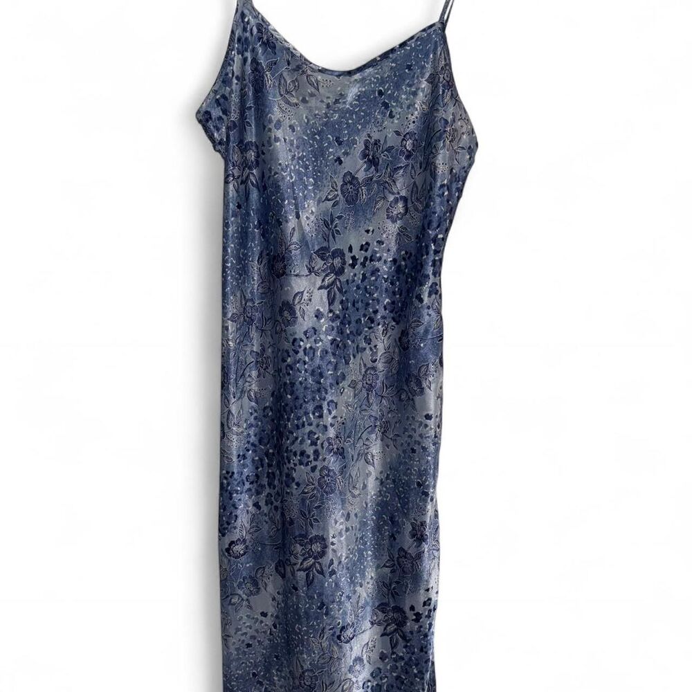 American-vintage Women's Blue and Navy Dress